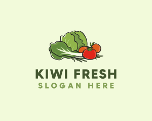 Fresh Vegetable Farm logo design