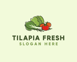 Fresh Vegetable Farm logo design