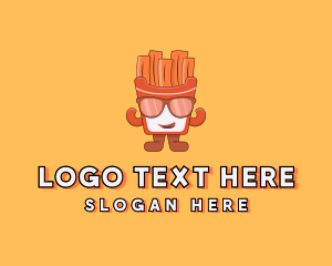 Fast Food - French Fries Fast Food logo design