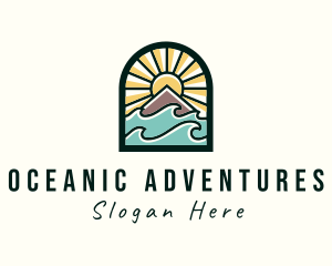 Ocean Wave Travel logo design