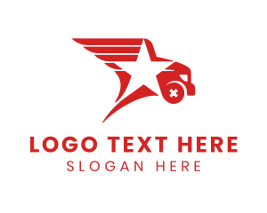 Dump Truck - Logistics Star Transport logo design