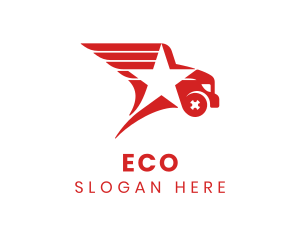 Logistics Star Transport Logo