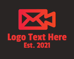 Webmail - Video Camera Envelope logo design