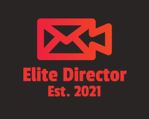 Director - Video Camera Envelope logo design