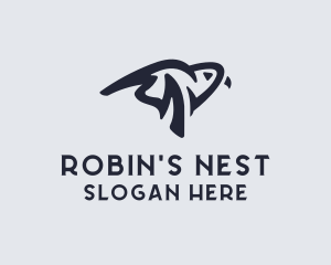 Robin - Crow Bird Raven logo design