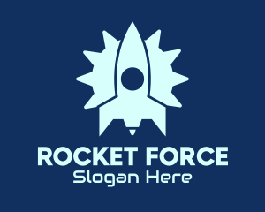 Missile - Modern Spaceship Rocket logo design