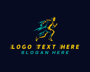 Speed - Marathon Speen Running logo design