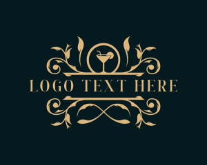 Bistro - Luxury  Restaurant Cocktail logo design