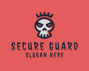 Scary - Crown Skull Band logo design
