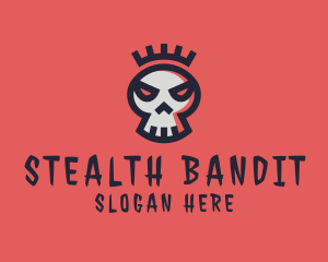 Bandit - Crown Skull Band logo design