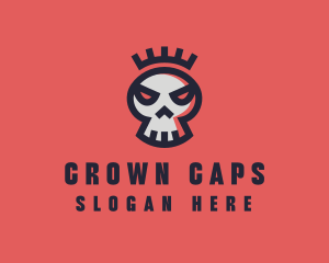 Crown Skull Band logo design