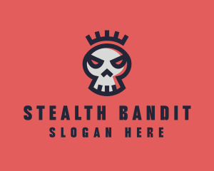 Crown Skull Band logo design