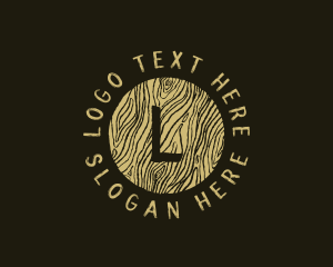 Timber - Rustic Wood Lumber logo design