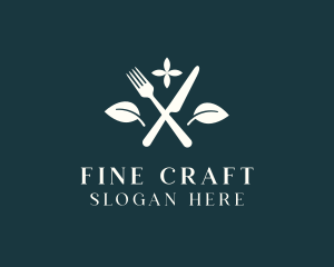 Cutlery Food Restaurant logo design