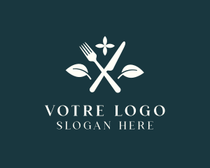 Restaurant - Cutlery Food Restaurant logo design