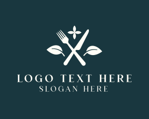Cutlery Food Restaurant Logo
