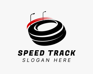 Track - Circuit Speed Track logo design