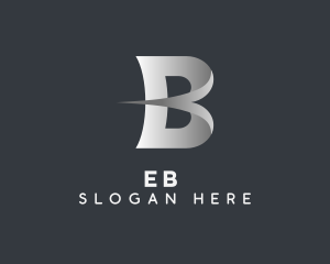 Multimedia Fold Letter B Logo