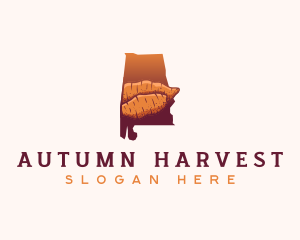 Sweet Potato Alabama logo design