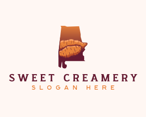 Sweet Potato Alabama logo design