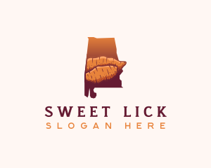 Sweet Potato Alabama logo design