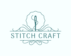 Needle - Needle Thread Sewing logo design