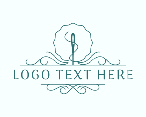 Needle Thread Sewing Logo