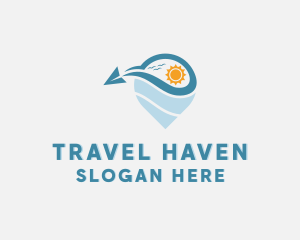 Tourism - Travel Plane Tourism logo design