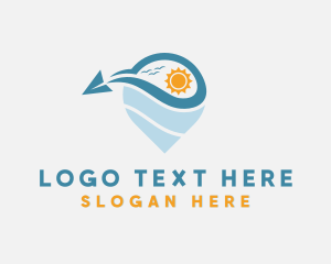 Tourism - Travel Plane Tourism logo design