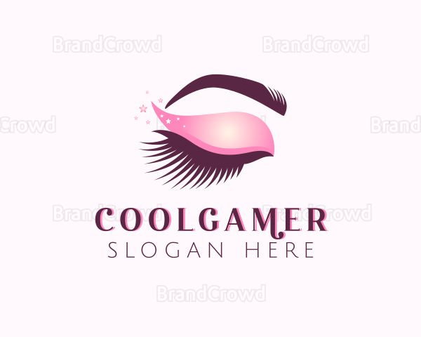 Eye Glam Makeup Logo
