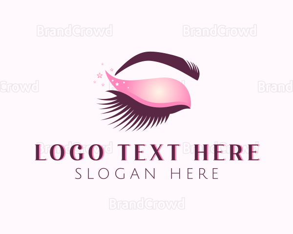Eye Glam Makeup Logo
