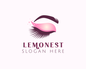 Beautician - Eye Glam Makeup logo design