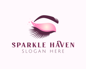 Glitter - Eye Glam Makeup logo design