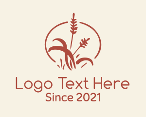 Floristry - Autumn Garden Grass logo design