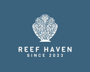 Reef - Ocean Coral Shell logo design