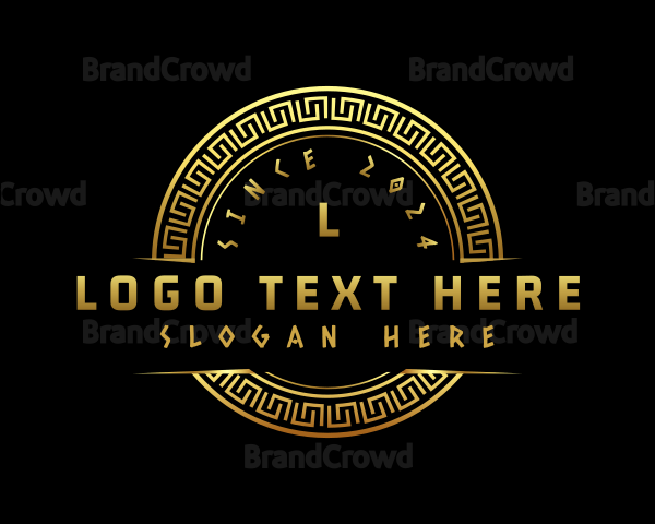 Deluxe Luxury Geometric Logo