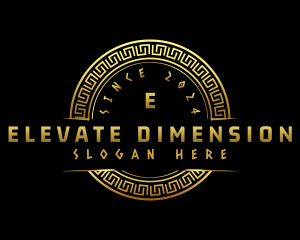 Deluxe Luxury Geometric logo design