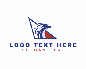Veteran - American Eagle Bird logo design