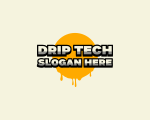 Dripping - Urban Dripping Paint logo design