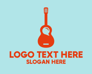 Guitar Band - Guitar Music App logo design