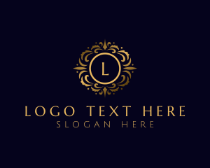 Decor - Elegant Floral Ornament logo design