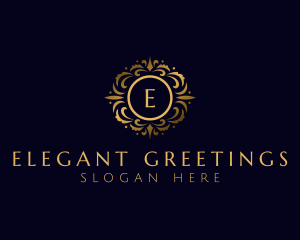 Elegant Floral Ornament logo design