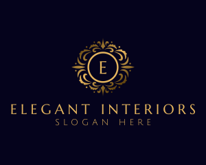 Elegant Floral Ornament logo design