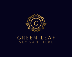 Elegant Floral Ornament logo design