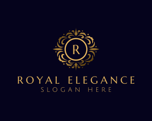 Elegant Floral Ornament logo design