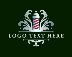 Signage - Ornate Barbershop Grooming logo design