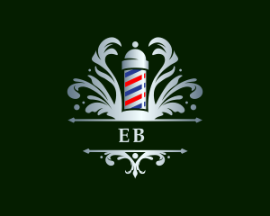 Barber - Ornate Barbershop Grooming logo design