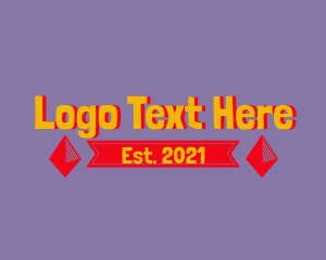 Preschool - Playful Preschooler Wordmark logo design