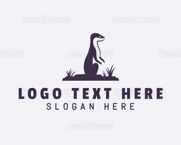 Weasel Zoo Animal Logo