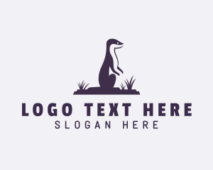 Mongoose - Weasel Zoo Animal logo design